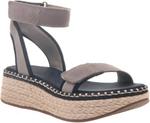 Women's Reflector Espadrille Sandals In Black OTBT - фото