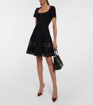 Мини-платье Vienne из стрейч-джерси ALAÏA, черный - фото 2