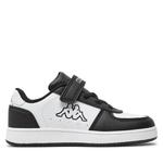 Кроссовки Kappa Logo Malone Ev Kid 36185LW White/Black A01, белый - фото