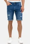 Джинсовые шорты incaden Indicode Jeans, Blau - фото