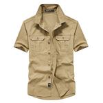 Мужская рубашка JEEP SPIRIT, хаки - фото 9