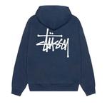 Худи Stussy Basic Logo Hoodie 'Navy', синий - фото 2