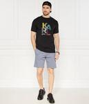 Футболка мужская Karl Lagerfeld с цветным логотипом, черный - фото 2