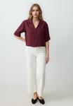Блуза Jimmy Key Button-down blouse, Burgundy/Bordeaux - фото 2