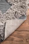Ковер nuLOOM, 244 x 305 см, Francene Diamond Trellis Shag, Silver - фото 5