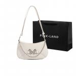 Pink·Land Женская сумка через плечо, Белый - фото 2