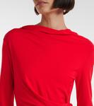 Платье макси Ferrera со сборками Simkhai, Firey Red - фото 4