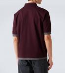 Хлопковая поло Prada, Burgundy - фото 4