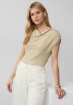 Топ Blouse s.Oliver BLACK LABEL, песочный - фото 4