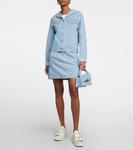 Джинсовая мини-юбка Kenzo, Bleached Blue Denim - фото 2