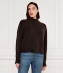 Водолазка женская Samsøe Samsøe Нола шерстяная, коричневый - фото