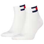 Носки Tommy Hilfiger Flag Quarter 2 шт, белый - фото