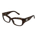 Очки с прямоугольной оправой Balenciaga, коричневый - фото