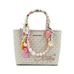 MICHAEL KORS Сумка Jet Set Leather, шоппер, мини-клатч Vanilla White - фото 3