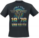 Футболка Van Halen World Tour '78, черный - фото