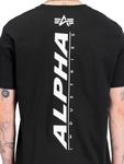 Футболка ALPHA INDUSTRIES Rubber, Black - фото 7