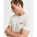 Футболка с коротким рукавом Gant 2003321, белый - фото 4