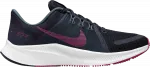 Кроссовки Nike Wmns Quest 4 'Blackened Blue Rush Pink', синий - фото