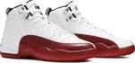 Кроссовки Air Jordan 12 Retro GS Cherry 2009, белый - фото 8