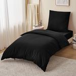 Комплект постельного белья RUIKASI, 2 предмета, 140х200/80x80, черный - фото 3