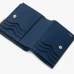 Кошелек для монет на 6 карт Valextra, цвет Sapphire Blue - фото 2