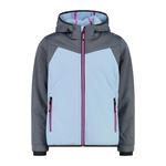 Куртка софтшелл для девочек CMP KID G JACKET FIX HOOD 34A3495 - фото