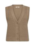 Вязаный жилет Kirby MOS MOSH, Mid Brown - фото