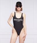 Купальник женский Juicy Couture слитный с фирменным принтом, черный - фото 3