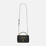 Сумка Saint Laurent Mini Gaby Vanity, черный - фото 5