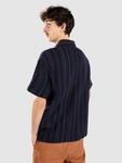 Рубашка Brixton Bunker Waffle Stripe Hemd, washed navy stripe - фото 2