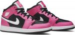 Кроссовки Air Jordan 1 Mid GS Pinksicle, черный - фото 8