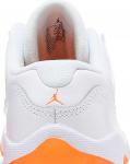 Кроссовки Air Jordan 11 Retro Low TD Bright Citrus, белый - фото 7