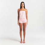 Шорты SKIMS Cotton Jersey Foldover, розовый - фото 2