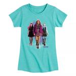 Футболка с рисунком Monster High: The Movie Walking Pose для девочек 7–16 лет Licensed Character, синий - фото