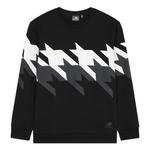 Свитер New Balance Sweatshirt 'Black White Grey', черный - фото