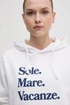 Толстовка Sole Mare Drivemebikini, белый - фото 4