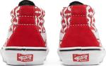 Кеды Vans Supreme x Grosso Mid Monogram S - Red, красный - фото 6