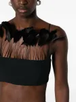 Топ Phoenix с перьями Nuè, черный - фото 5