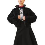 Пуховик женский черный Hermes - фото