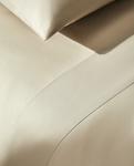 Простыня Zara Home Cotton Percale Flat, бежевый - фото 6