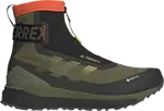 Ботинки Adidas Terrex Free Hiker Cold.RDY 'Focus Olive Impact Orange', зеленый - фото 2