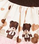 Плиссированная юбка с детским принтом Monnalisa, мультиколор - фото 3