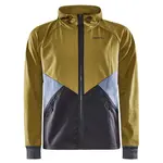Куртка Craft Core Glide Hood softshell, желтый - фото