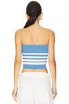 Топ Marnie Solid & Striped, sunset stripe marina blue - фото 3
