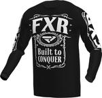 Кофта Джерси FXR Clutch Conquer мотокроссовая, черный/белый - фото 2