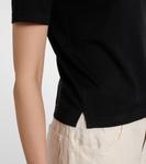 Джюлианна шелковая поло The Row, черный - фото 5