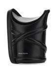 Сумка-ведро от Alexander McQueen The Curve, черный - фото 3