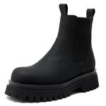 Челси Ботинки Мужские Weishibangwei, черный - фото