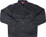 Куртка Supreme New York Painted Trucker Jacket 'Black', черный - фото