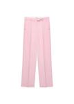 Широкие брюки со складками MANGO Chiado, Rose - фото